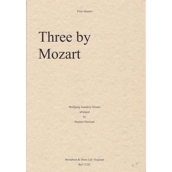 Mozart-Three by Mozart Quartet