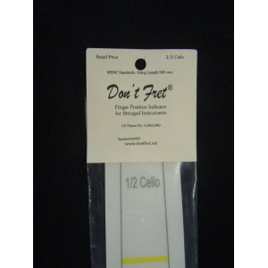 Don't Fret - Cello Fret Stickers 1/2