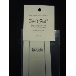 Don't Fret - Cello Fret Stickers 4/4