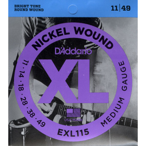 Guitar Sts-D'Addario EXL115-Electric Medium